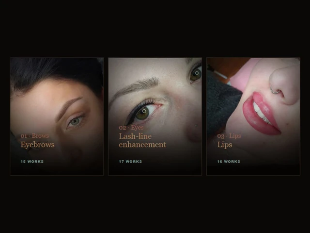 Permanent make-up sections