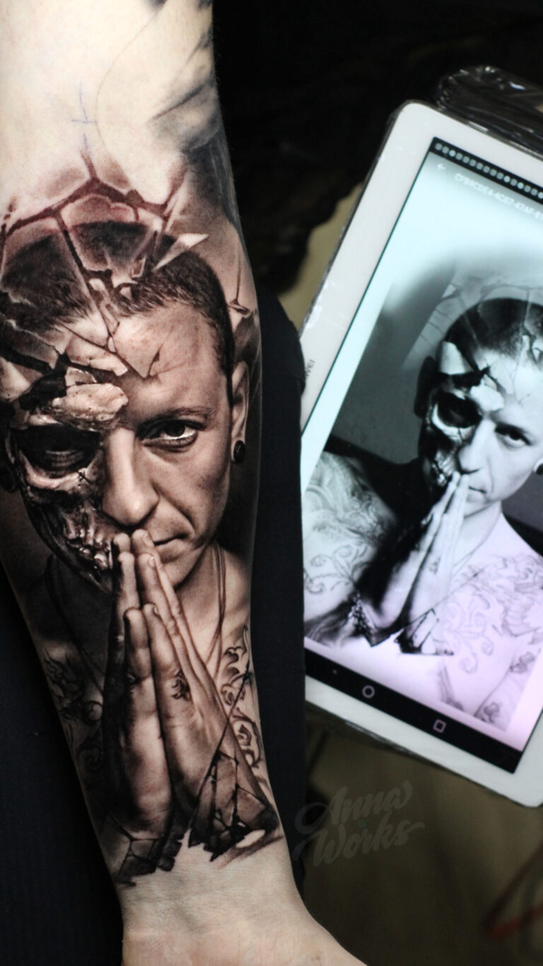 Чёрно-серый реализм Tattoo - Работа 41