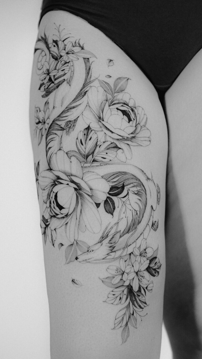 Fineline Tattoo - Arbeit 90