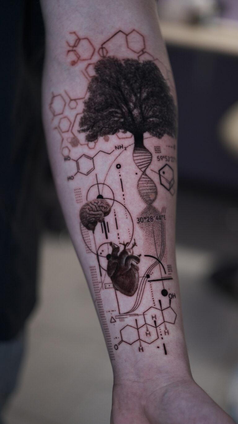 Micro Realismus Tattoo - Arbeit 12