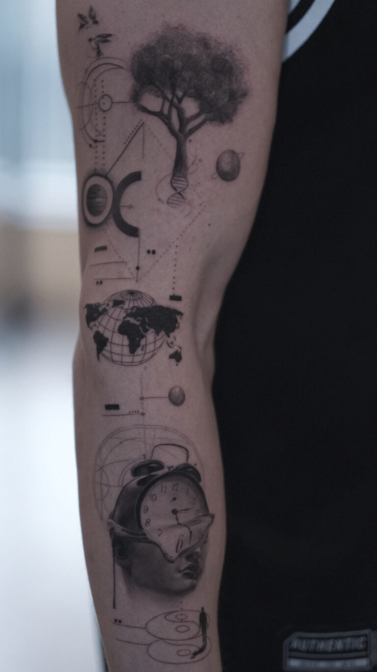 Micro Realismus Tattoo - Arbeit 17