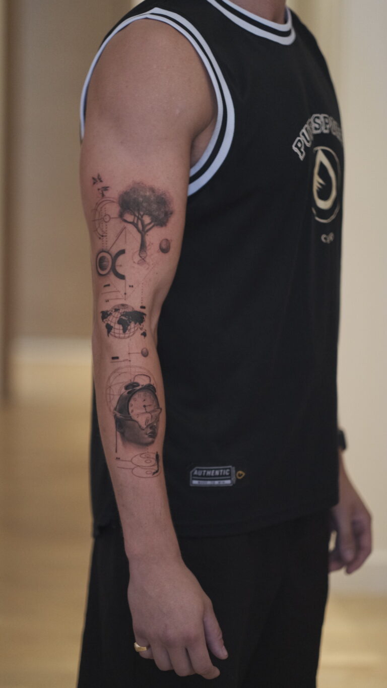 Micro Realismus Tattoo - Arbeit 3