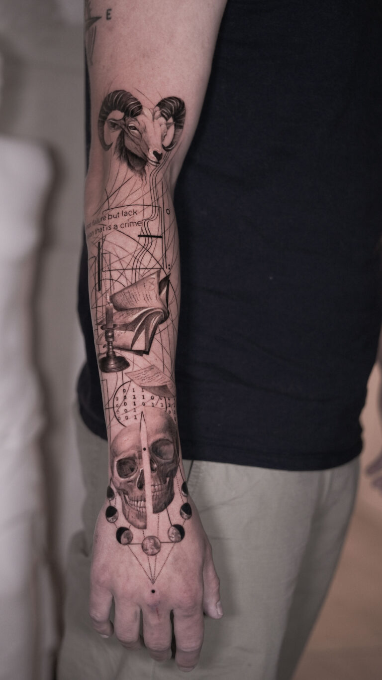 Micro Realismus Tattoo - Arbeit 2