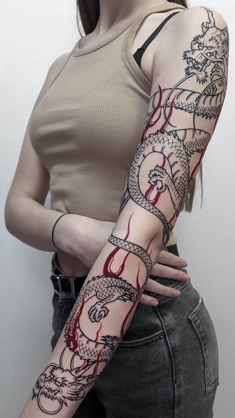 Japanese Tattoo - Arbeit 3