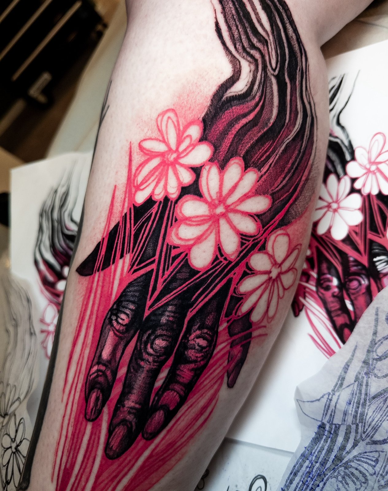Grafik Sketch Tattoo - Arbeit 38