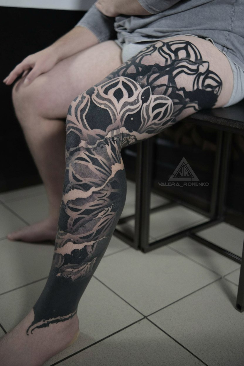 Blackwork Tattoo - Work 9
