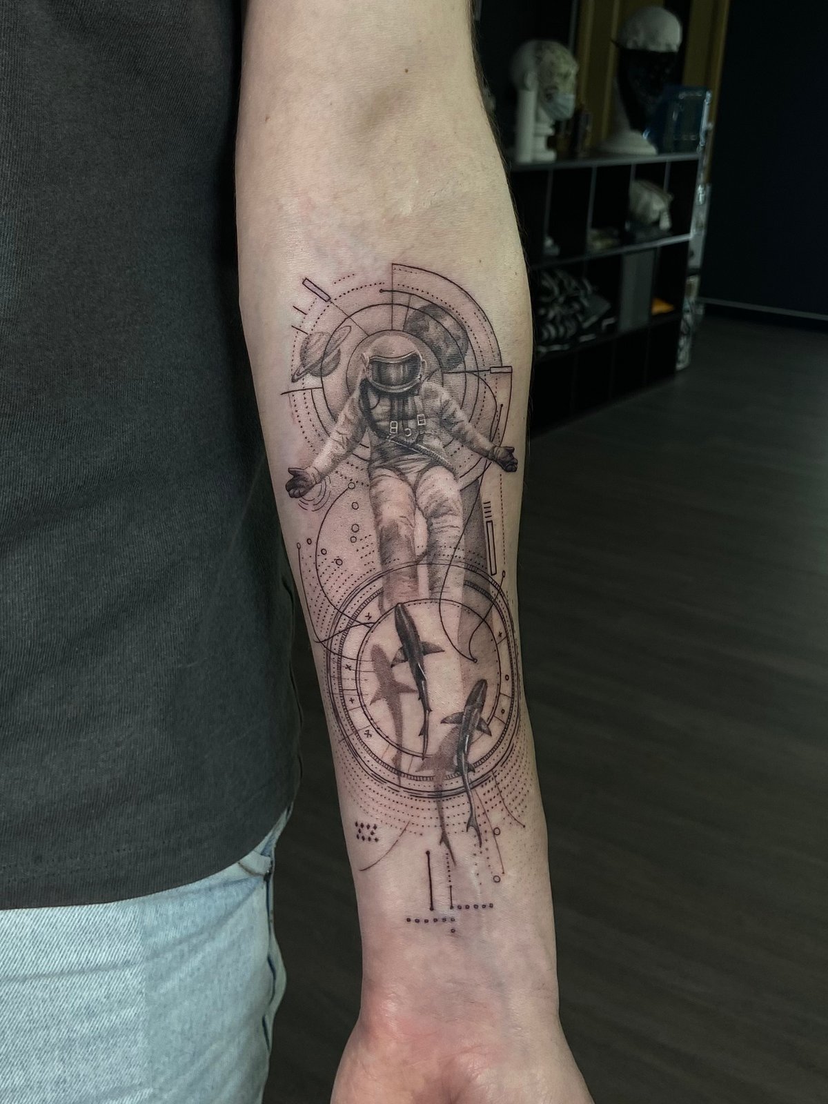Grafik Sketch Tattoo - Arbeit 44