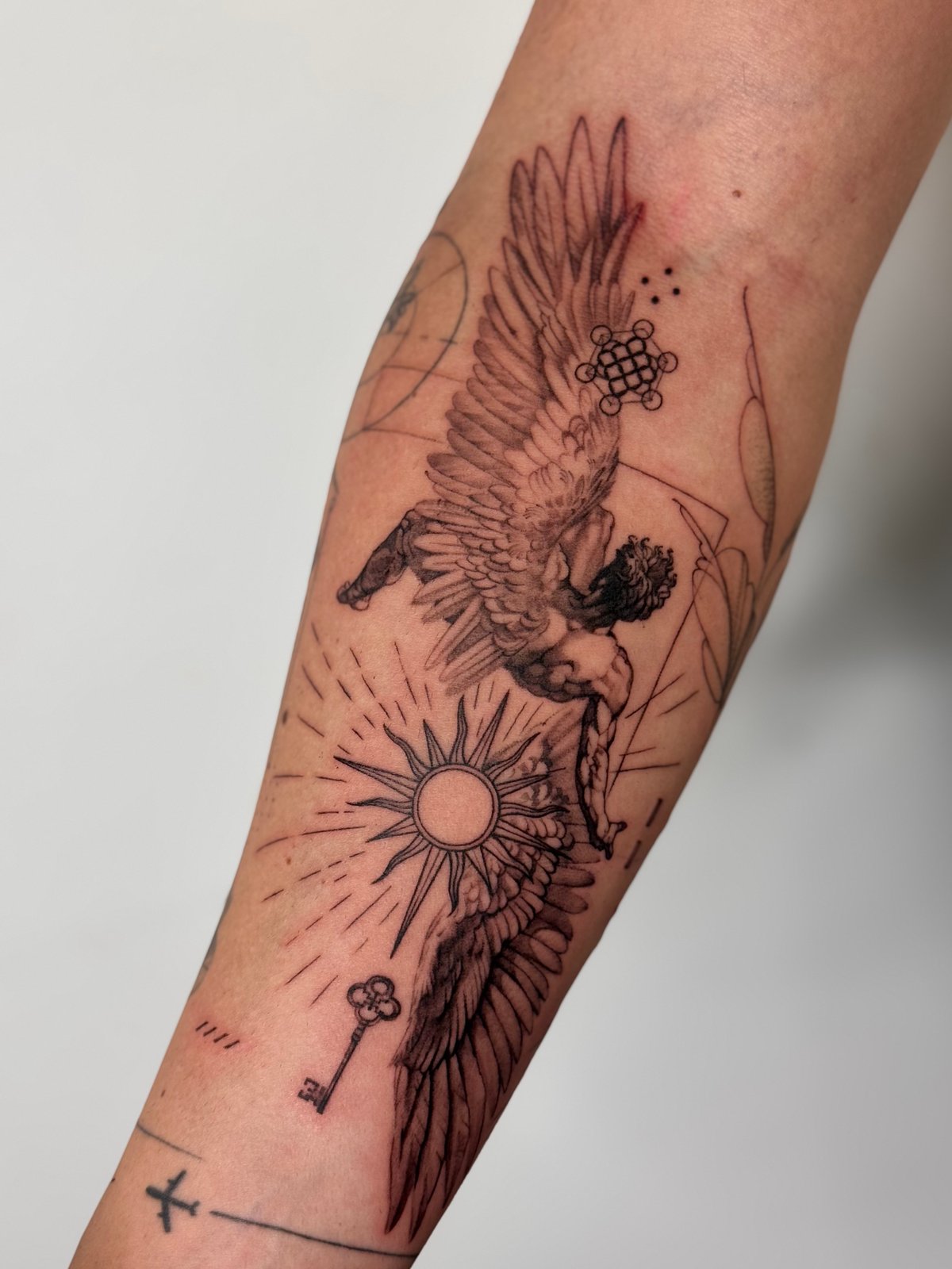 Grafik Sketch Tattoo - Arbeit 46