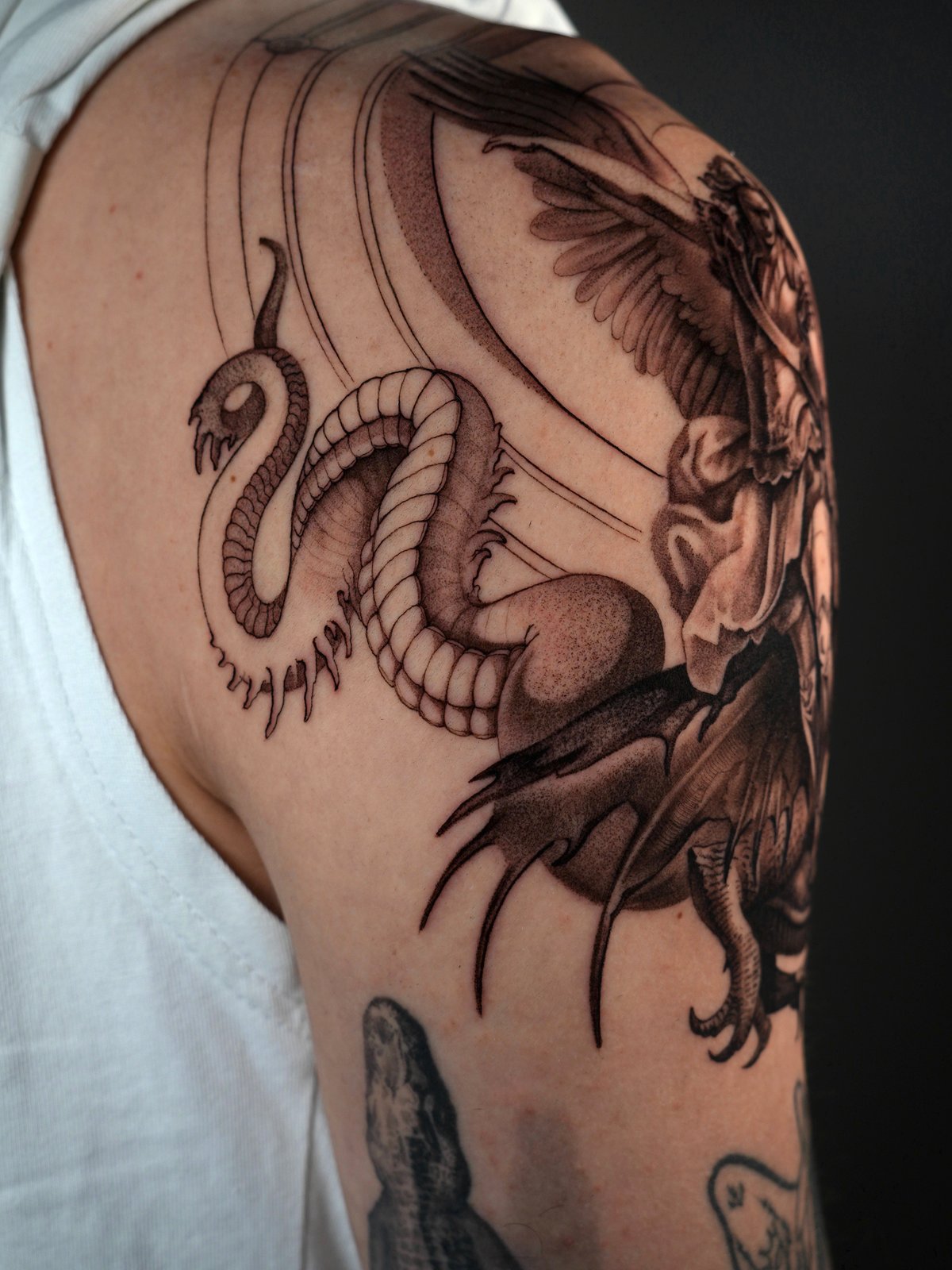 Grafik Sketch Tattoo - Arbeit 48