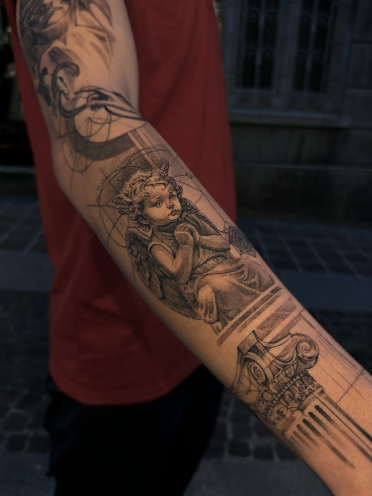 Grafik Sketch Tattoo - Arbeit 49
