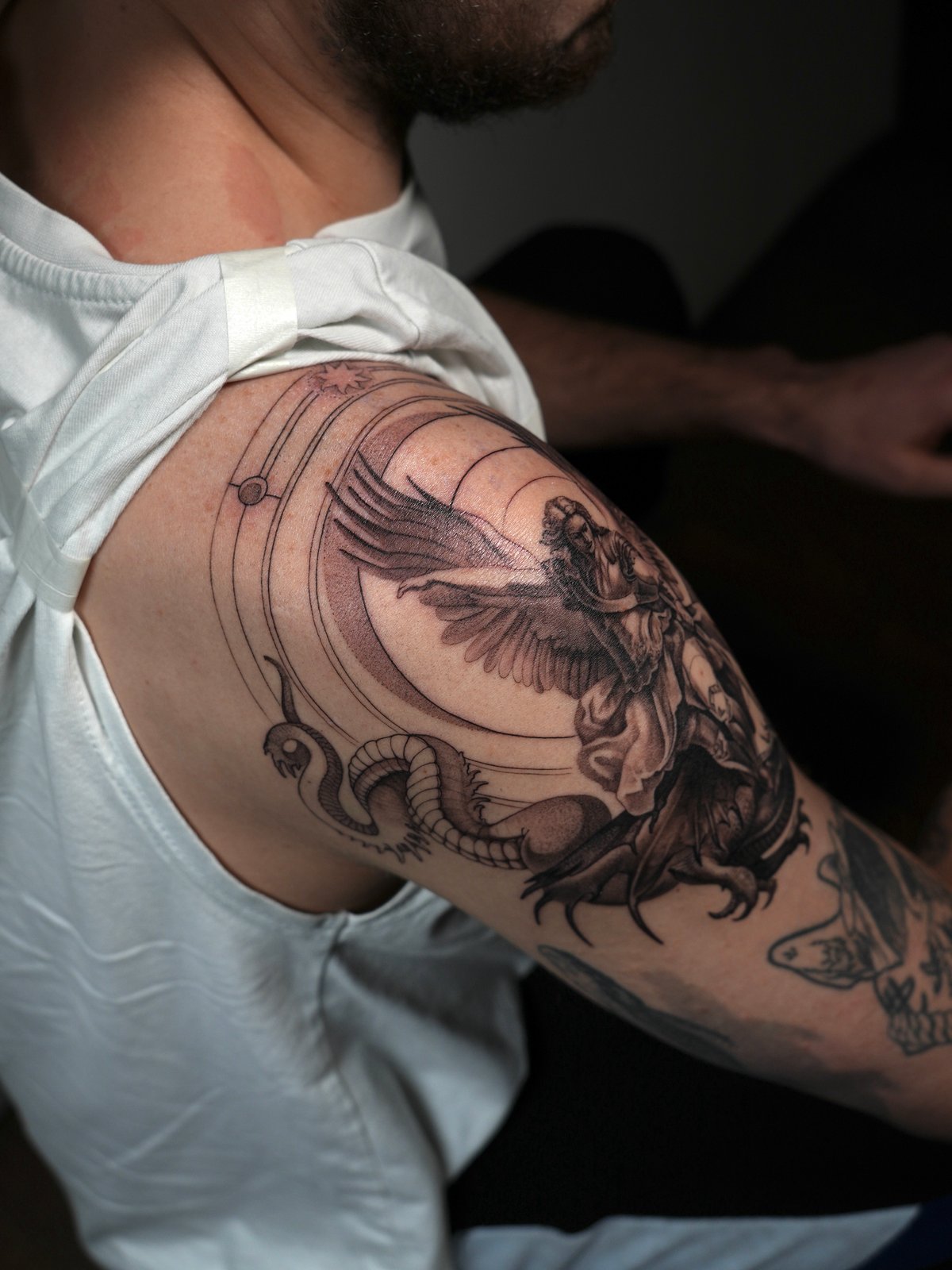 Grafik Sketch Tattoo - Arbeit 51
