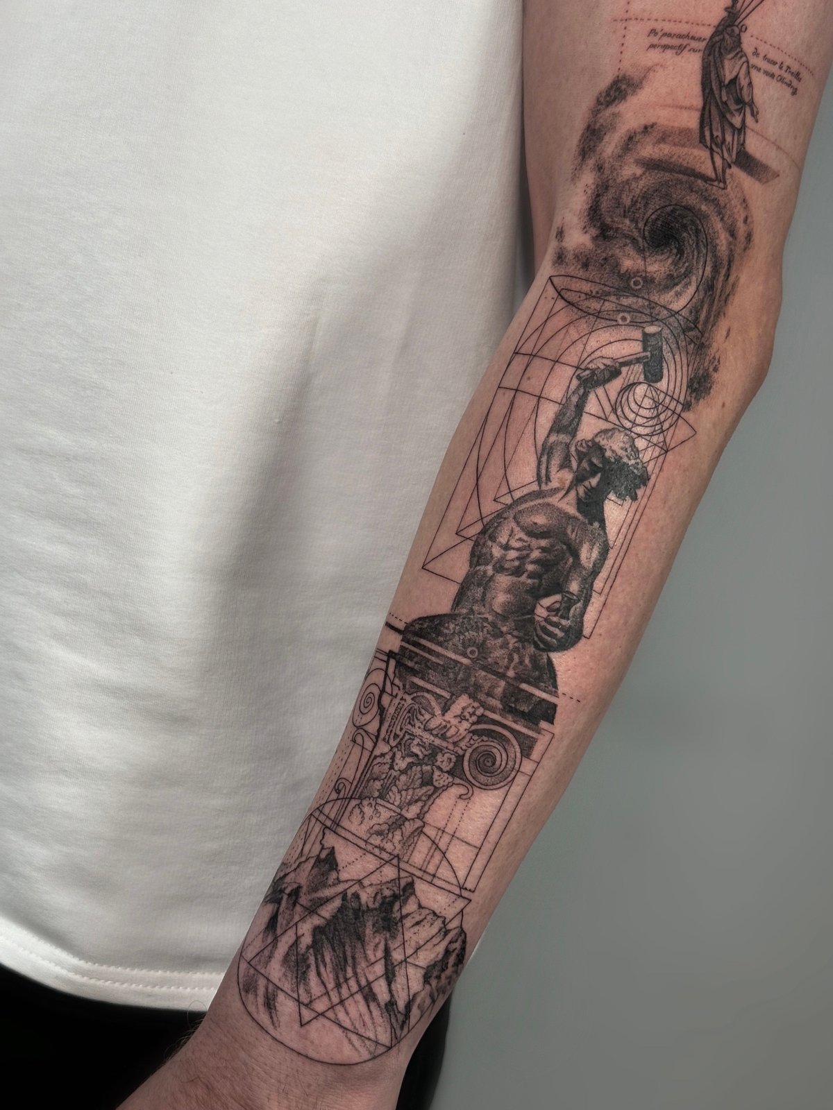 Grafik Sketch Tattoo - Arbeit 56