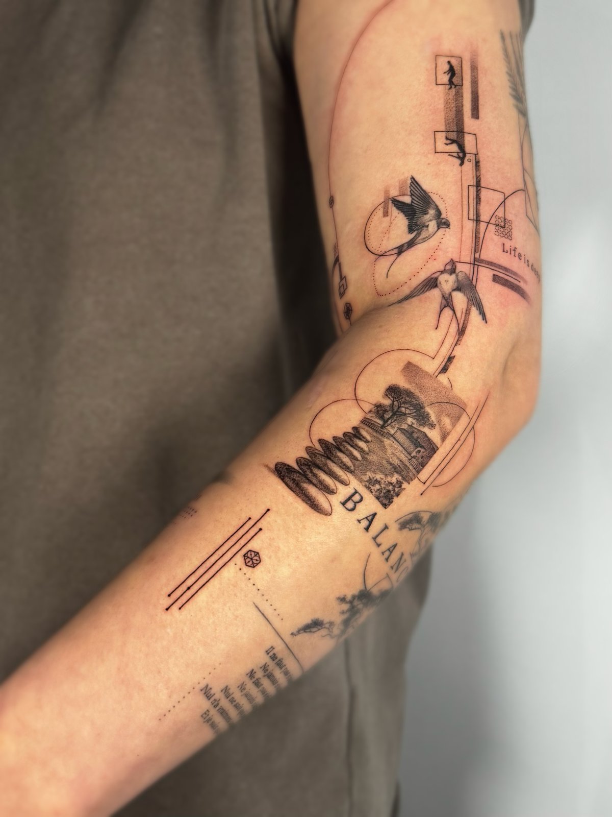 Grafik Sketch Tattoo - Arbeit 57