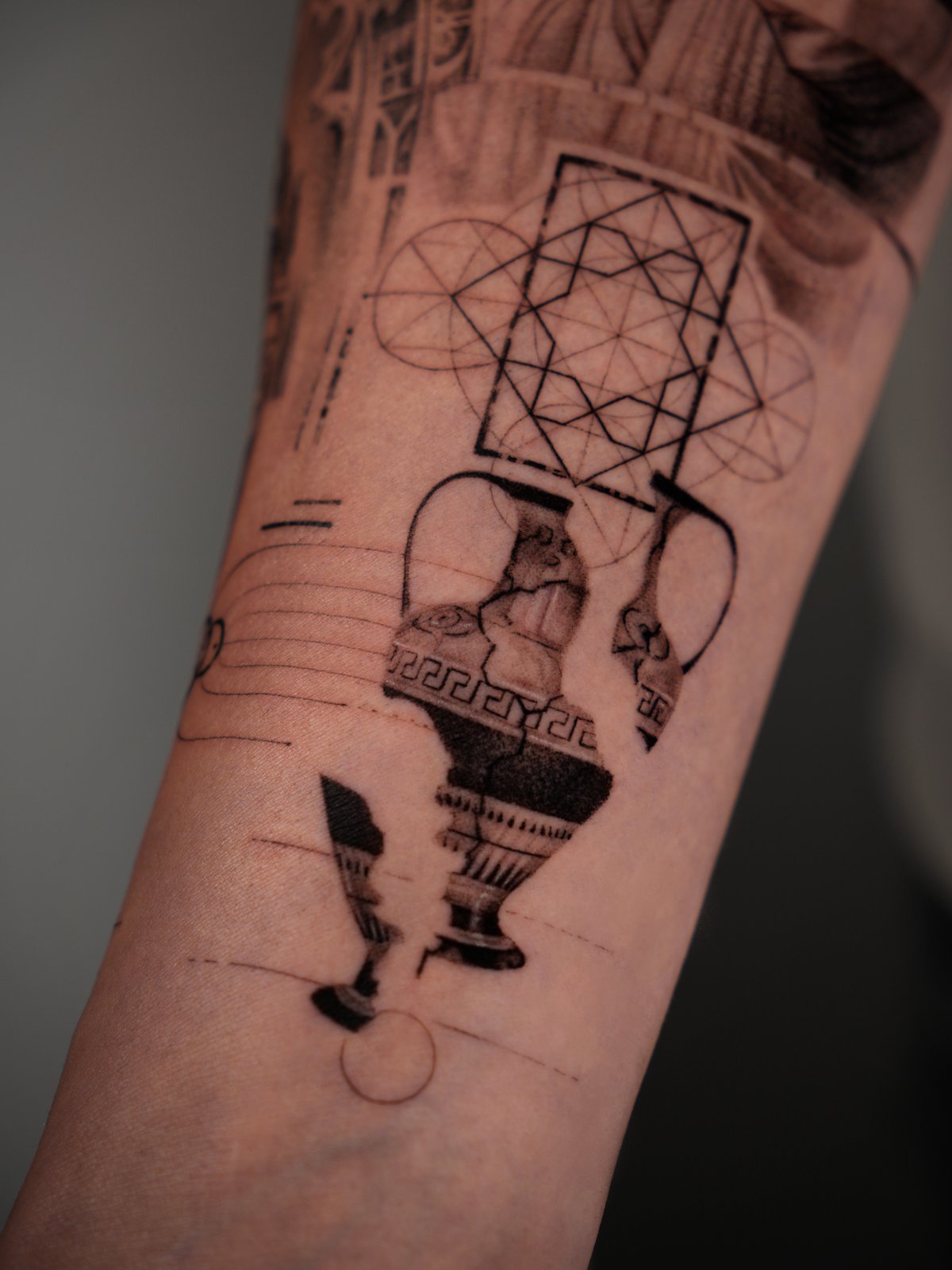Grafik Sketch Tattoo - Arbeit 58
