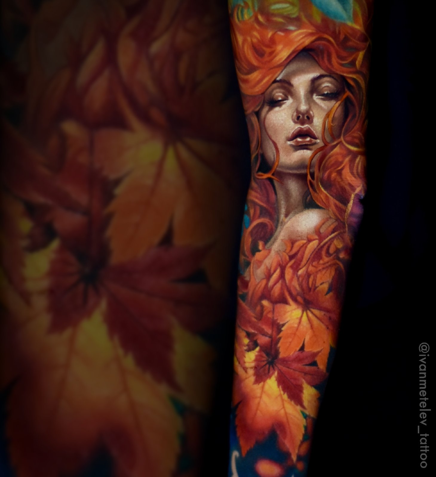 Цветной реализм Tattoo - Работа 36