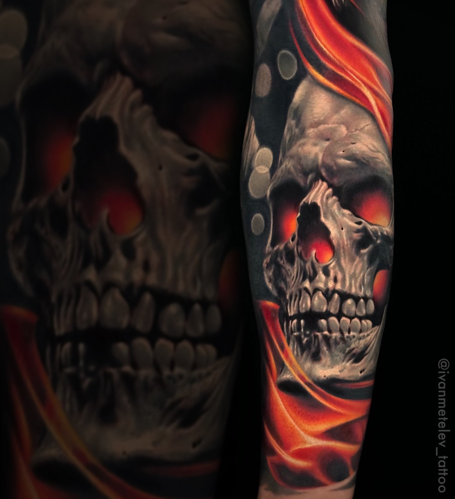 Цветной реализм Tattoo - Работа 38