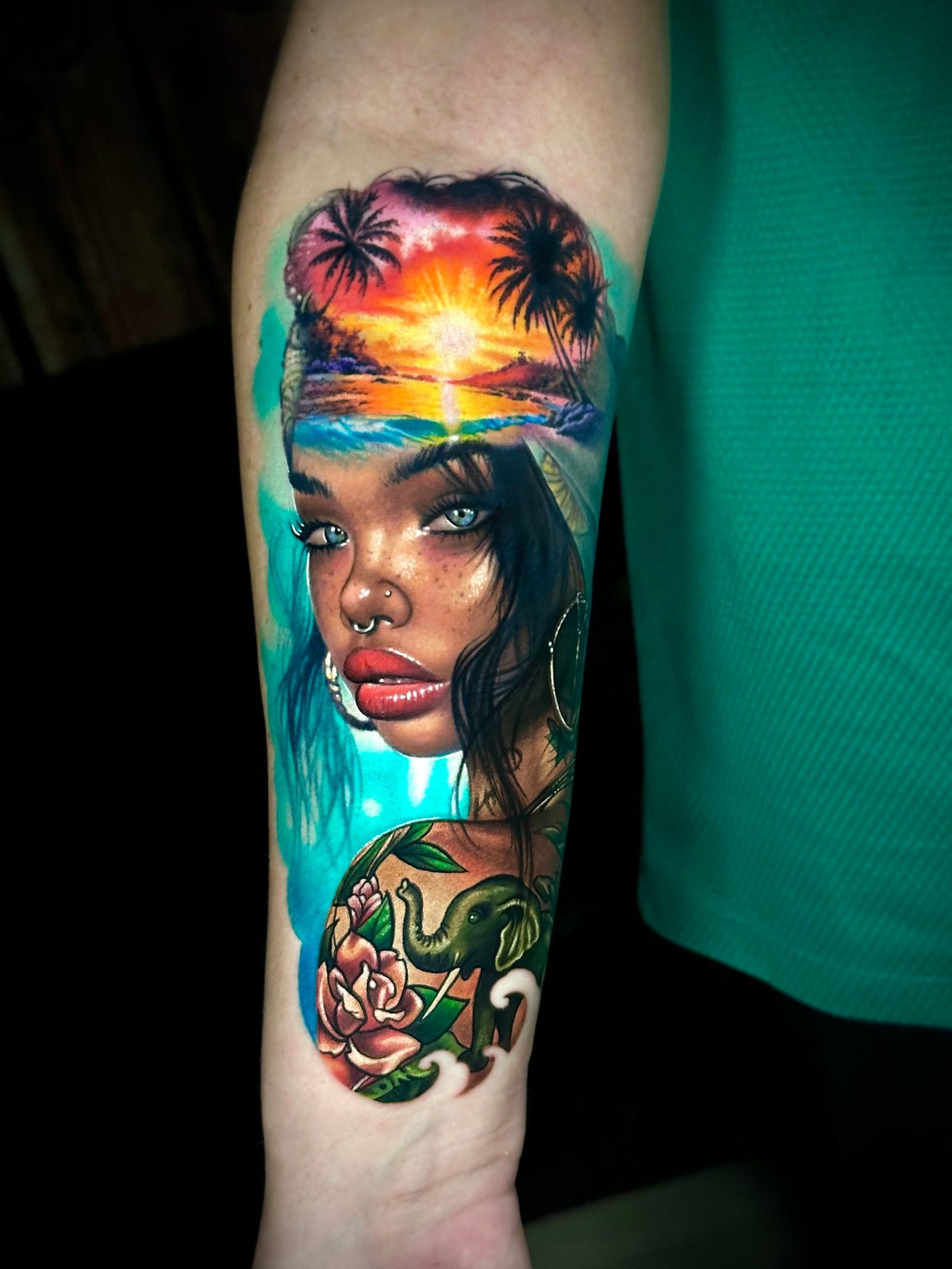 Цветной реализм Tattoo - Работа 39