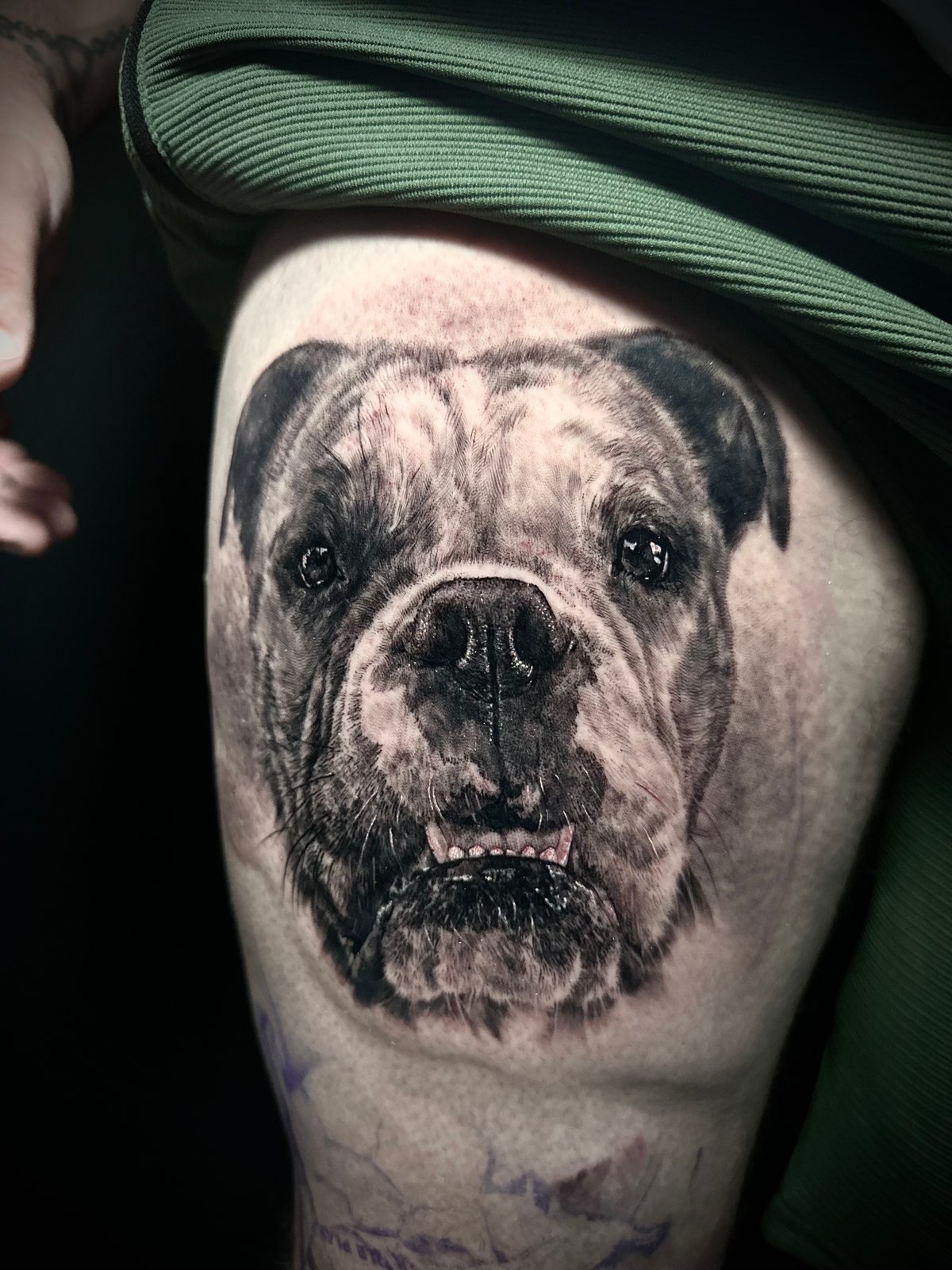Чёрно-серый реализм Tattoo - Работа 85
