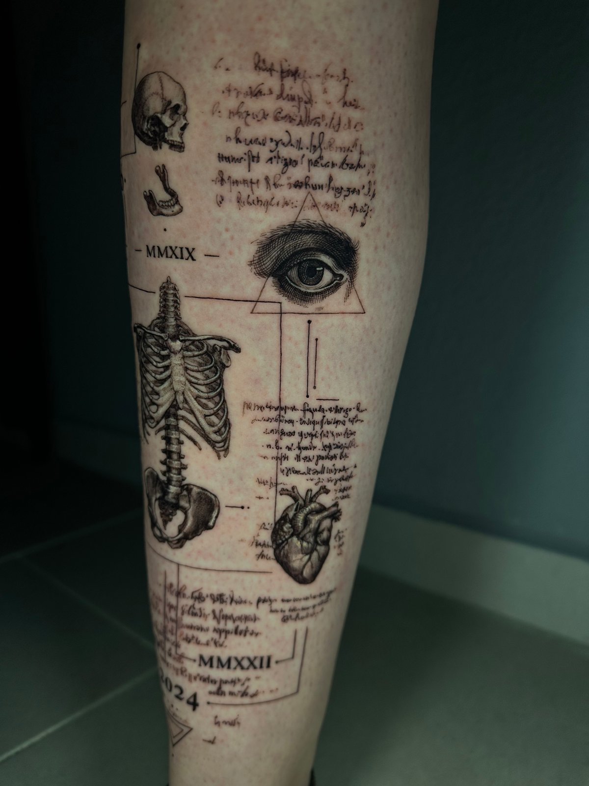 Grafik Sketch Tattoo - Arbeit 63