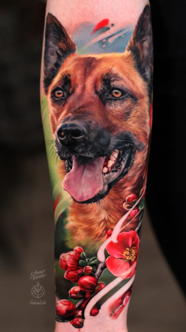 Цветной реализм Tattoo - Работа 2