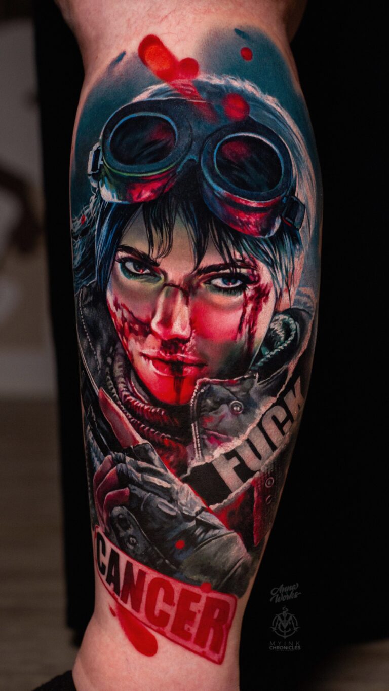 Цветной реализм Tattoo - Работа 5