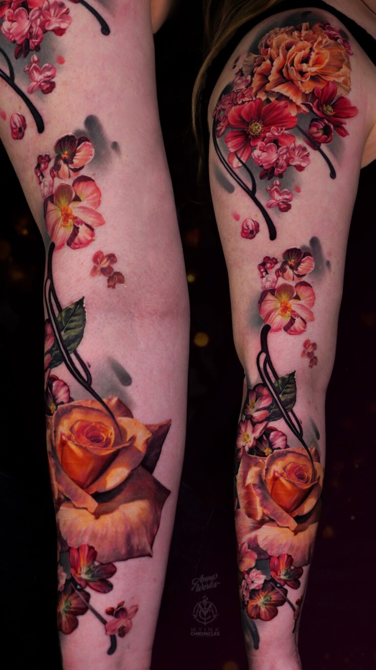 Цветной реализм Tattoo - Работа 6