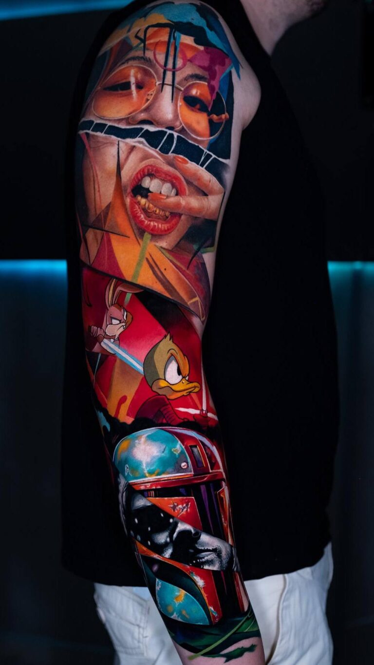 Цветной реализм Tattoo - Работа 8