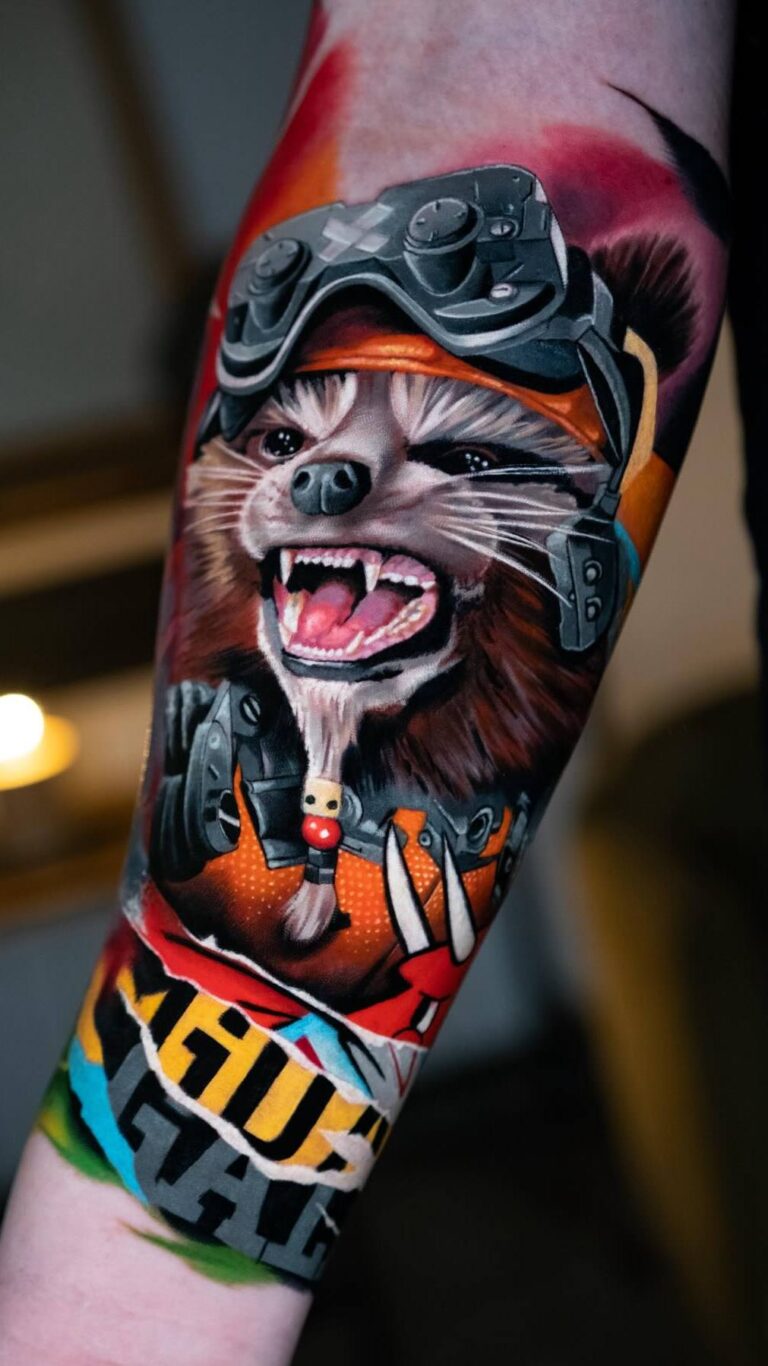 Цветной реализм Tattoo - Работа 9