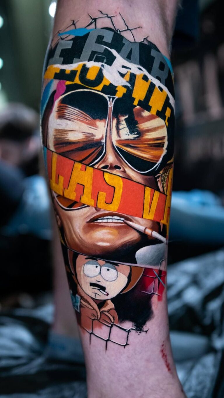 Цветной реализм Tattoo - Работа 10