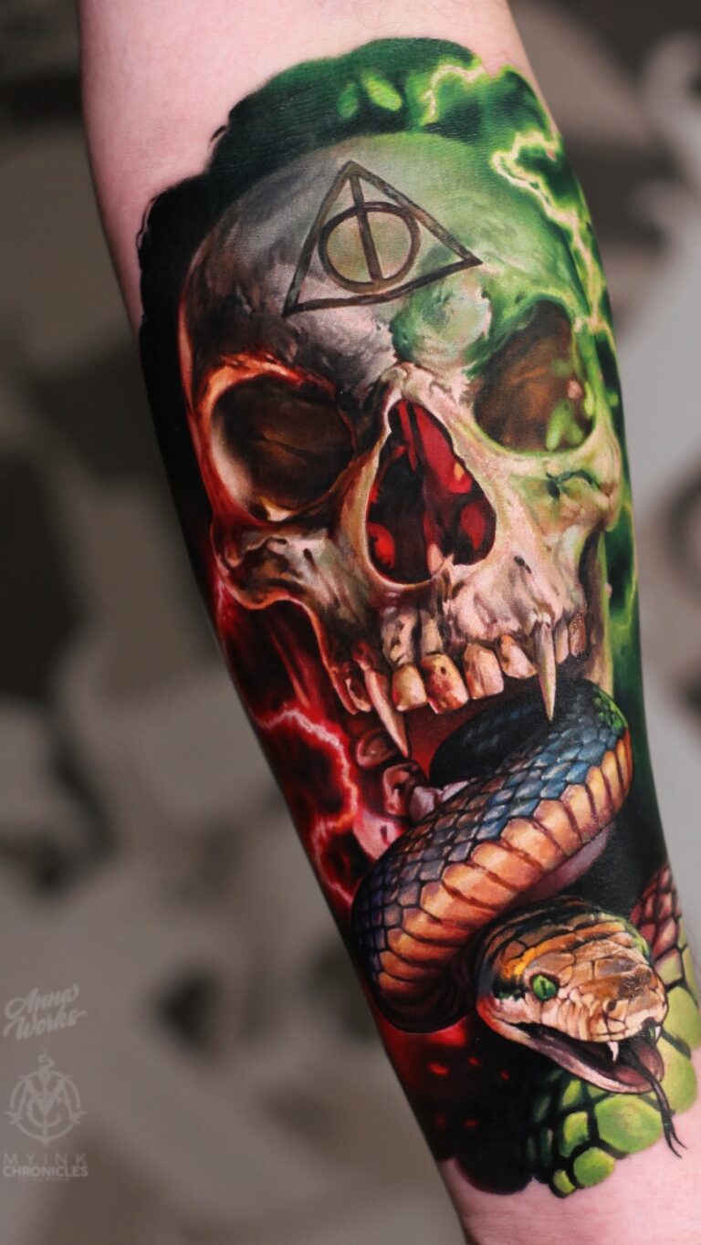Цветной реализм Tattoo - Работа 20
