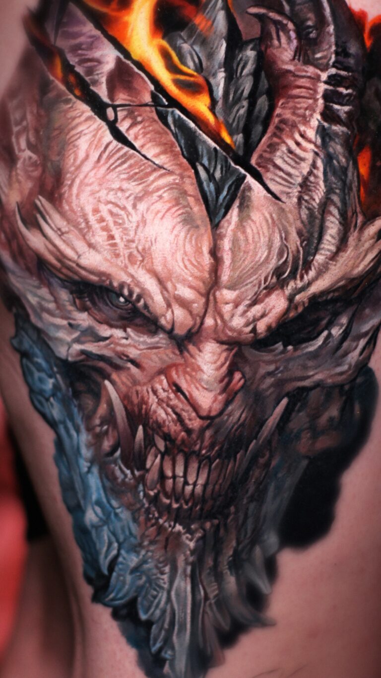 Цветной реализм Tattoo - Работа 21