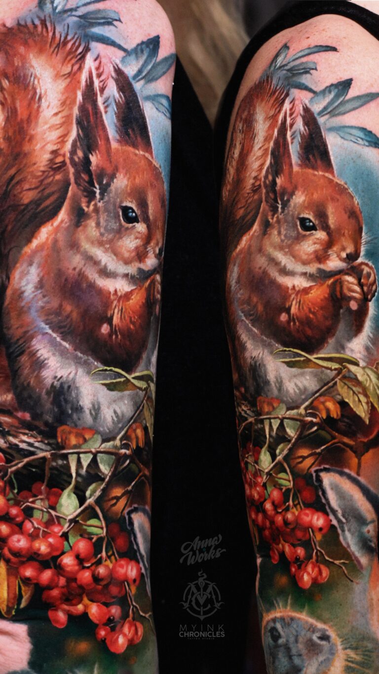 Цветной реализм Tattoo - Работа 28