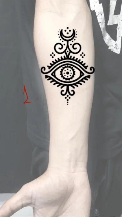 Ornamentale Augen-Motive