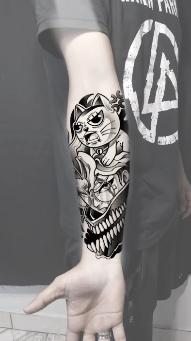 Anime-Figuren mit Tiermotiven