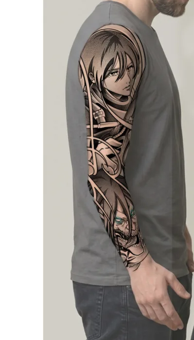 Anime-Komposition für den Arm