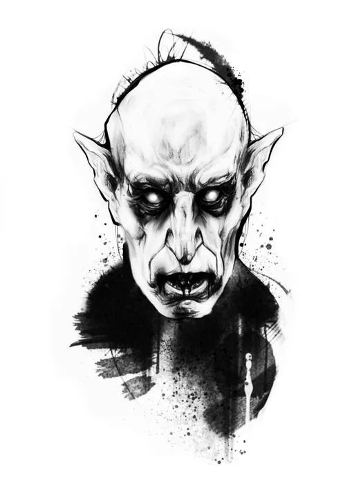 Dunkles Fantasy-Portrait